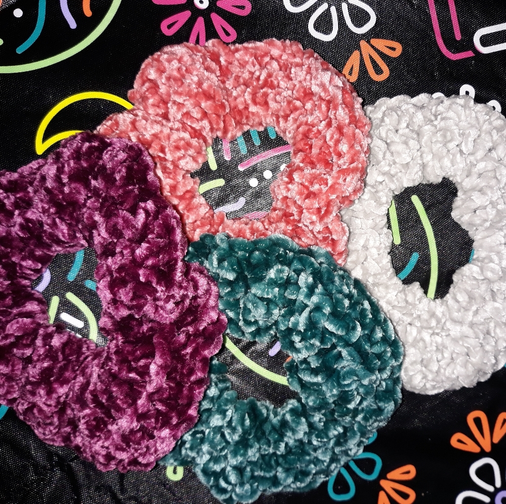 Handmade scrunchies